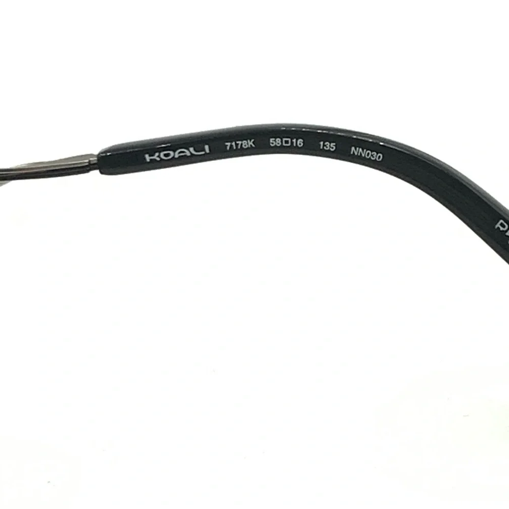 Koali Black Oval Sunglasses Frames